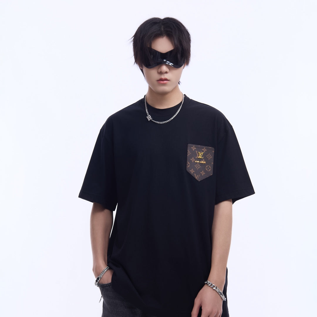 1V 2025ss shield T-shirt