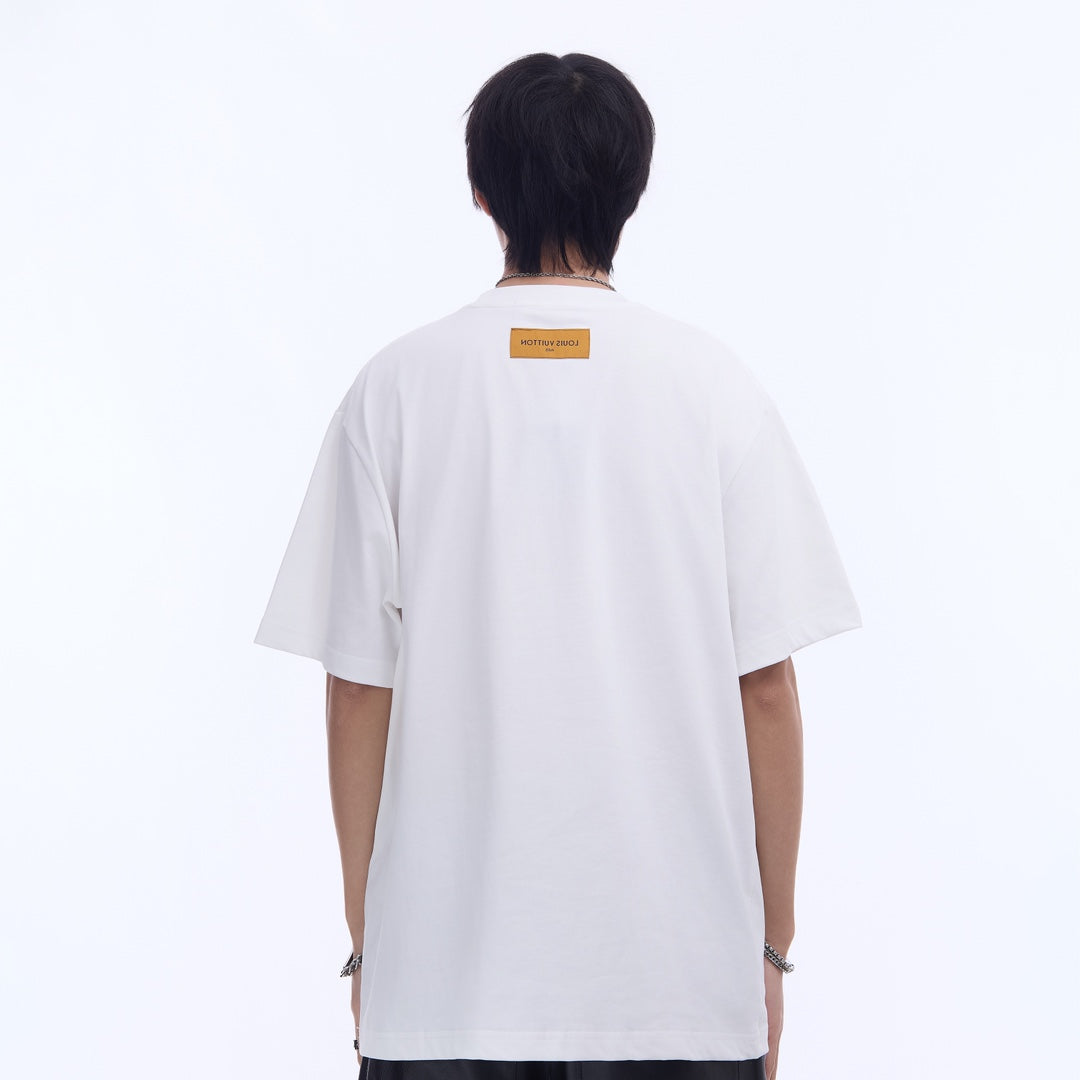1V 2025ss shield T-shirt