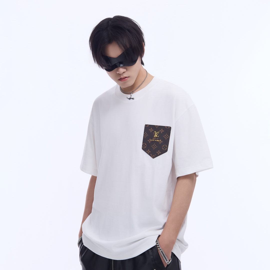 1V 2025ss shield T-shirt
