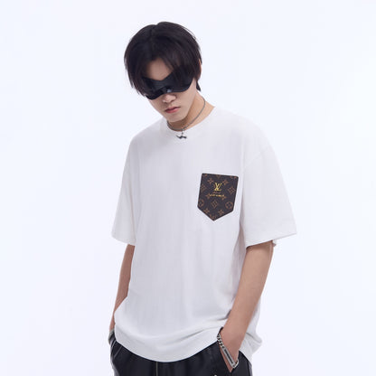1V 2025ss shield T-shirt