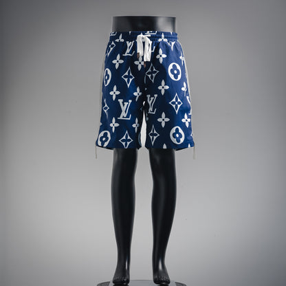 1V Jacquard Cotton Shorts