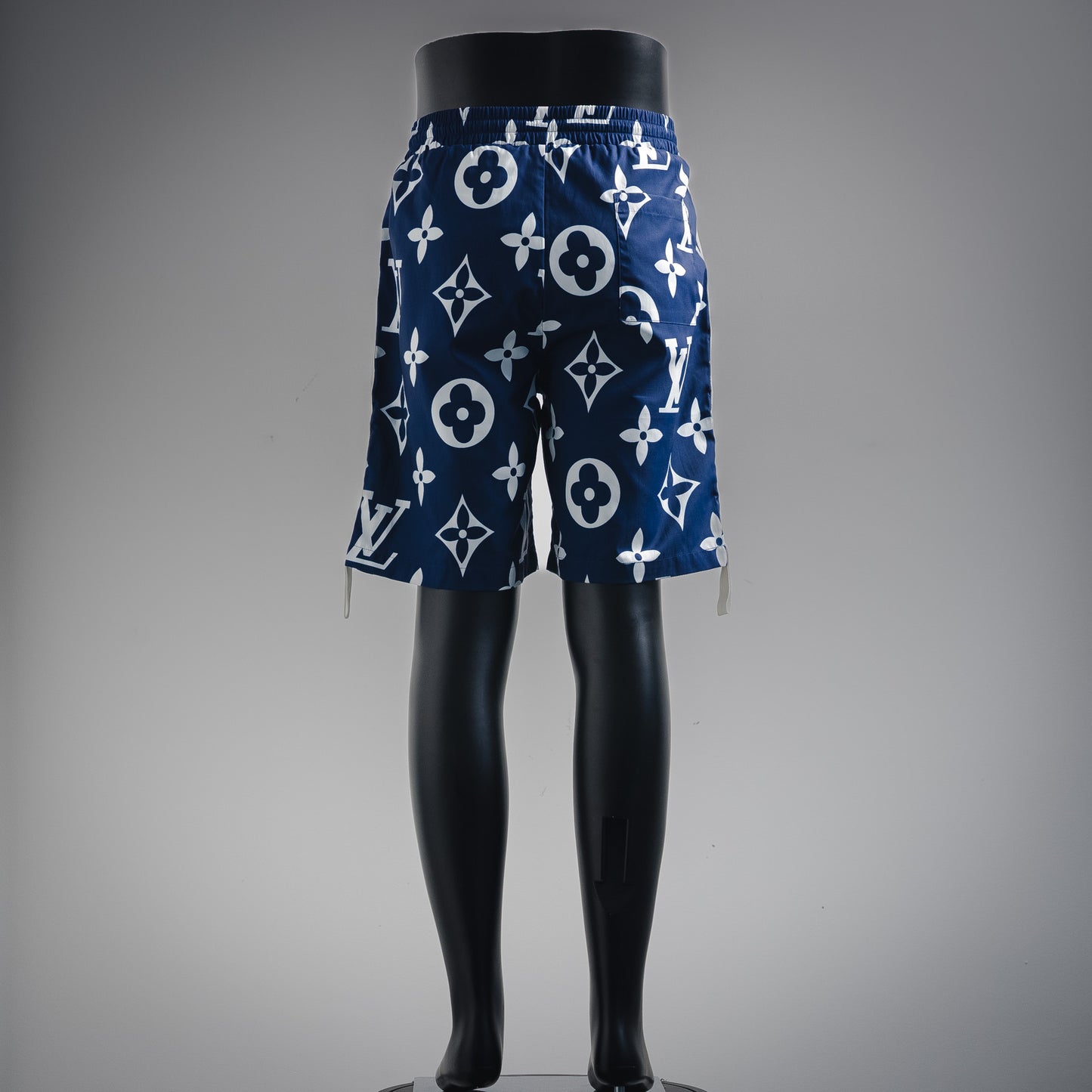 1V Jacquard Cotton Shorts