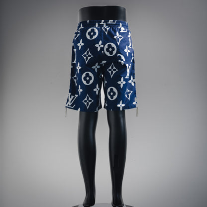 1V Jacquard Cotton Shorts