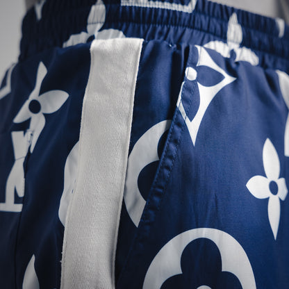 1V Jacquard Cotton Shorts