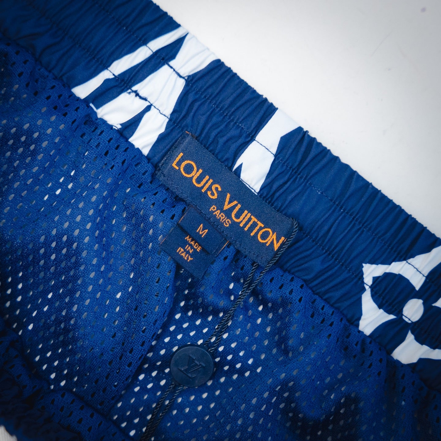 1V Jacquard Cotton Shorts