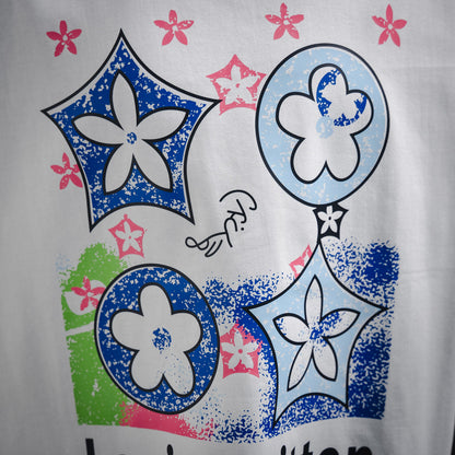 1V Monogram Flower  T-Shirt