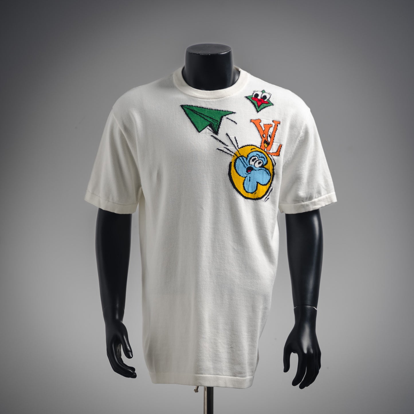 1V Graphic Jacquard Jersey T-Shirt