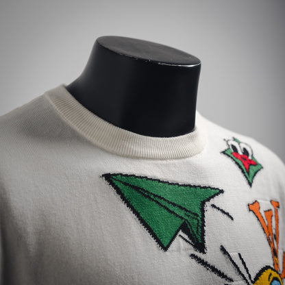 1V Graphic Jacquard Jersey T-Shirt