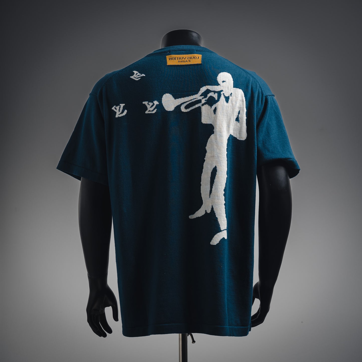 1V Graphic Jacquard Jersey T-Shirt